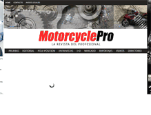 Tablet Screenshot of motorcyclepronews.com